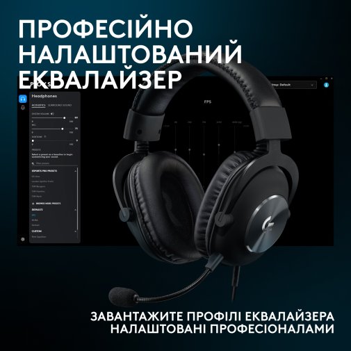 Гарнітура накладна Logitech G Pro X SE, Black ( Gaming )