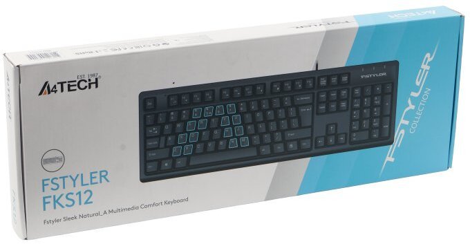 Клавіатура A4tech Fstyler FKS12 Black
