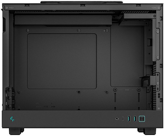 Корпус Deepcool CH160 Plus Black with window (R-CH160-BKNGM0-G)