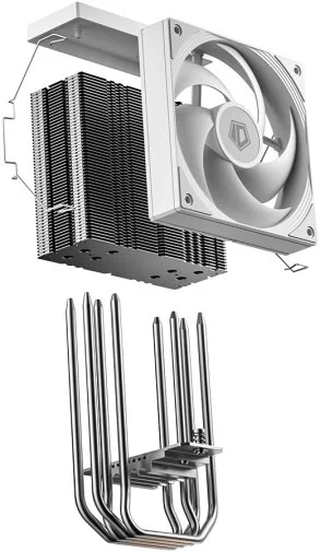 Фото: Кулер для процесора ID-COOLING FROZN A410 SE WHITE № 21 | KTC