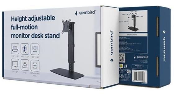 Кронштейн Gembird MS-D1ST-02 Black