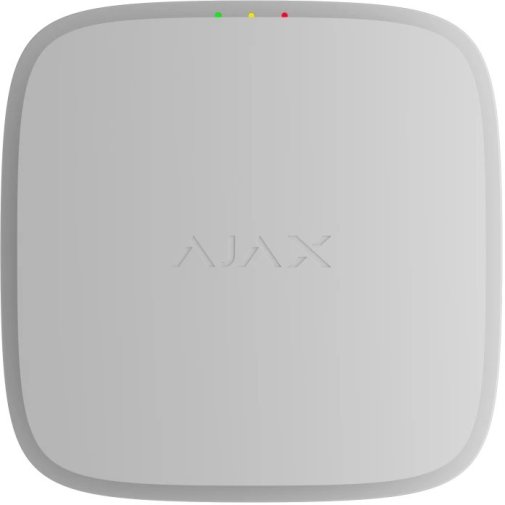 Бездротовий адресний пожежний сповіщувач точковий димовий Ajax EN54 FireProtect (Smoke) Jeweller White