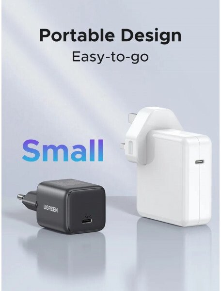 Зарядний пристрій UGREEN X512 GaN PD 20W Grey (55528)