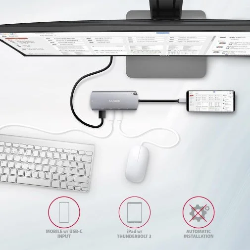 Фото: USB-хаб Axagon HMC-6M2 Grey № 14 | KTC