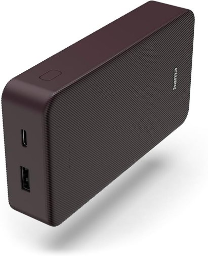 Батарея універсальна Hama Colour 20 20000mAh Plum (201715)