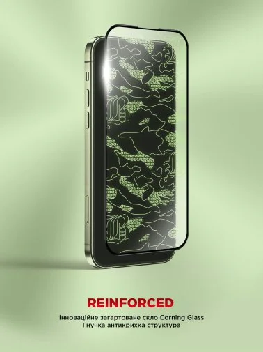 Фото: Захисне скло ArmorStandart for Apple iPhone 16/15 - Corning Black Icon (ARM79552) № 14 | KTC
