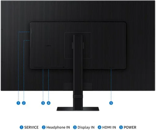 Фото: Монітор Samsung ViewFinity S7 S70D UHD Monitor LS32D700EAIXUA Black - 32" VA / 3840×2160 / 60 Гц № 26 | KTC
