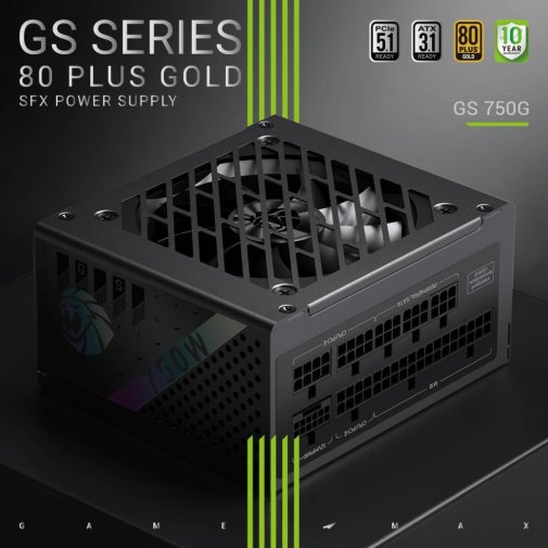 Блок живлення Gamemax 750W GS 750G V25