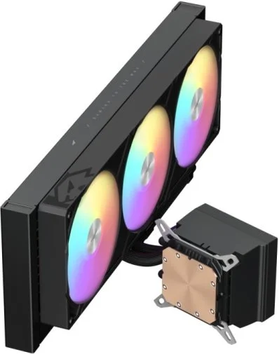 Фото: Система рідинного охолодження Gamemax GLACIER 360 LCD BK № 16 | KTC