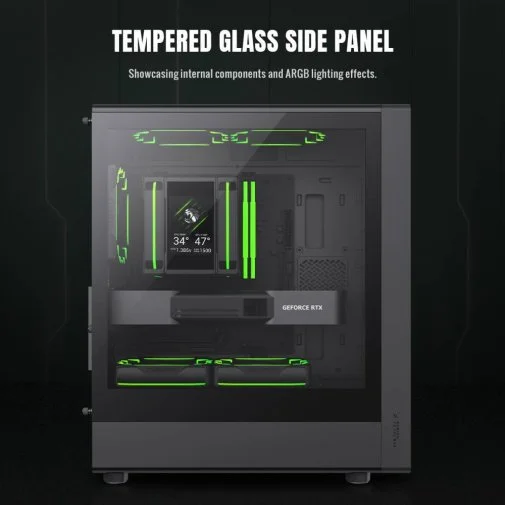 Фото: Корпус Gamemax Aeris 330 MB Black with window (AERIS 330 MB) № 22 | KTC