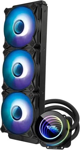 Фото: Система рідинного охолодження DARKFLASH DX360 V2.6 Black (DX360 V2.6 BK) № 8 | KTC
