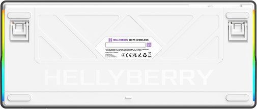 Клавіатура Hator Hellyberry HK75 Mechanical Linear Wireless/BT Black/White (HK75 wireless)