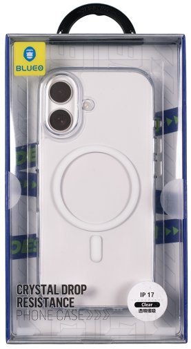 Чохол Blueo for iPhone 17 - Crystal Pro Drop Resistance MagSafe Transparent