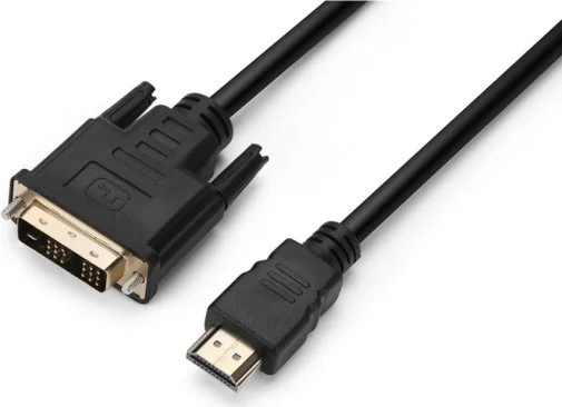 Фото: Кабель ProLogix HDMI / DVI 0.5m Black (PR-HDMI-DVI-P-01-30-05m) № 5 | KTC