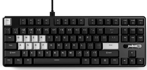 Клавіатура Pulsar PCMK 2 HE TKL Magnetic Switch USB Black (PCMK2HE801B)
