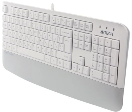 Фото: Клавіатура A4tech Fstyler FK20 USB White (FK20 White) № 7 | KTC