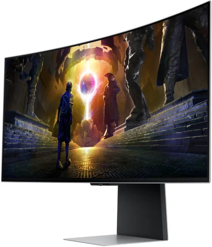 Фото: Монітор Samsung Odyssey Gaming G85SD (LS34DG852SZXUA) - 34" OLED / 3440x1440 / 175 Гц / AMD FreeSync Premium Pro, Nvidia G-Sync / HAS № 14 | KTC