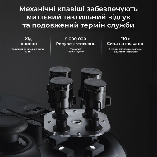 Геймпад Ajazz GP100 Black (GP100-B)