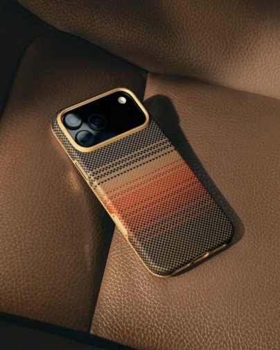 Чохол-накладка Pitaka для Apple iPhone 17 Pro - Aramid UltraGuard Sunset