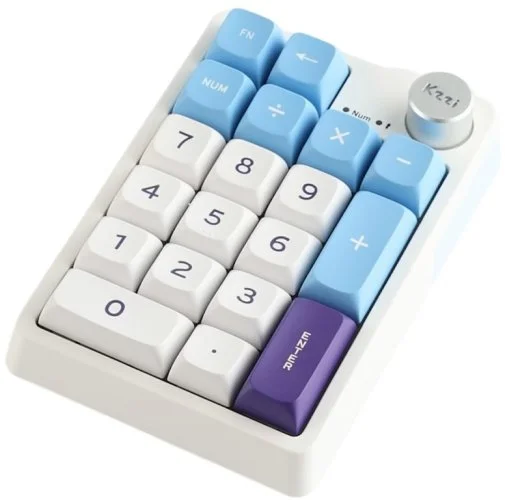 Фото: Клавіатура KZZI K20 Meeting Switch WL/BT/USB Blue Sea (6935280823404) № 11 | KTC