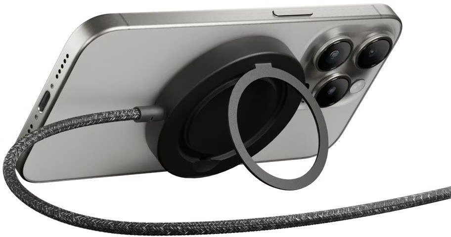 Бездротовий зарядний пристрій Native Union SnapStand Qi2 Black (SNST-QI2-BLK)