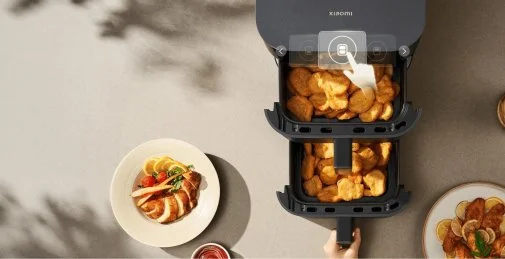 Фото: Мультипіч Xiaomi Smart Double Stack Air Fryer 12L (1178438) № 10 | KTC