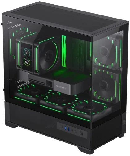 Фото: Корпус Gamemax VISTA 2 MB Black with window № 17 | KTC