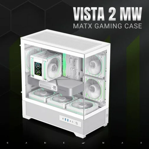 Фото: Корпус Gamemax VISTA 2 MW White with window № 26 | KTC