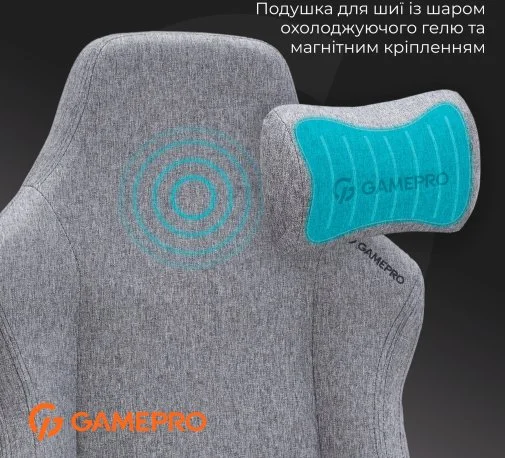 Фото: Крісло GamePro FGC750 Fabric Dark Gray (FGC750DG) № 33 | KTC
