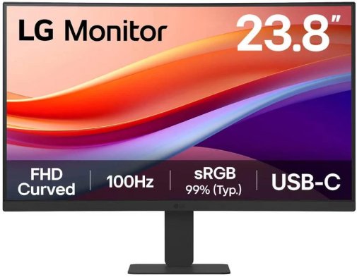 Монітор LG 24U421A-B Black