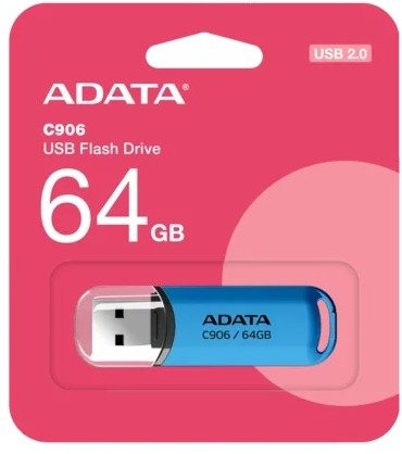Флешка USB A-Data C906 64GB Water Blue (AC906-64G-RWB)