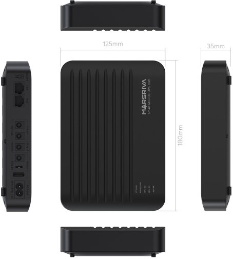 ДБЖ Marsriva KP5 Max 20000mAh Black