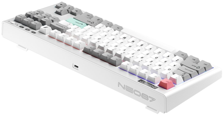 Клавіатура 1stPlayer NEO87 Frostwave BSUN Lavender EN/UA WL/USB (NEO87-FW-TLD)