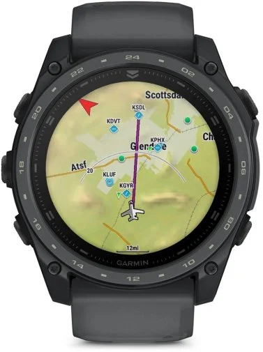 Фото: Смарт годинник Garmin tactix 8 - 51 mm AMOLED Cerakote Coating Includes Applied Ballistics Ultralight Solver and Slate Gray Cerakote Coating (010-04553-01) № 14 | KTC