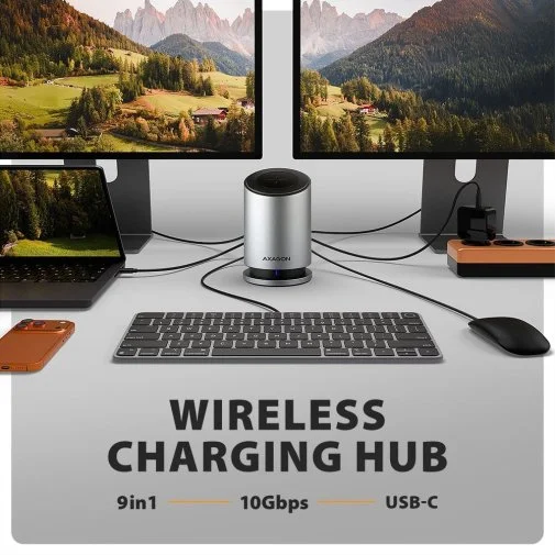 Фото: USB-хаб Axagon HMC-WL9 9in1 № 13 | KTC