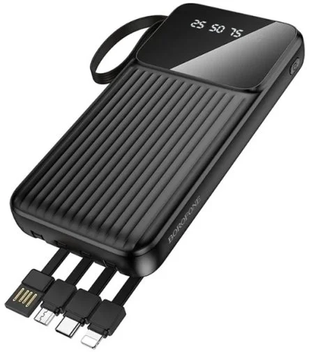 Фото: Батарея універсальна BOROFONE BJ76 Smart 10000mAh 10W Black (6941991120046) № 6 | KTC