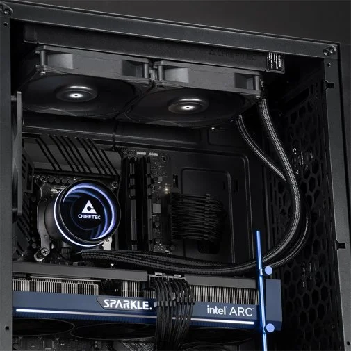 Фото: Система рідинного охолодження Chieftec Iceberg 240 Dark (CLC-240-BLK) № 17 | KTC