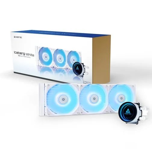 Фото: Система рідинного охолодження Chieftec Iceberg 360 ARGB White (CLC-360-RGB-W) № 17 | KTC