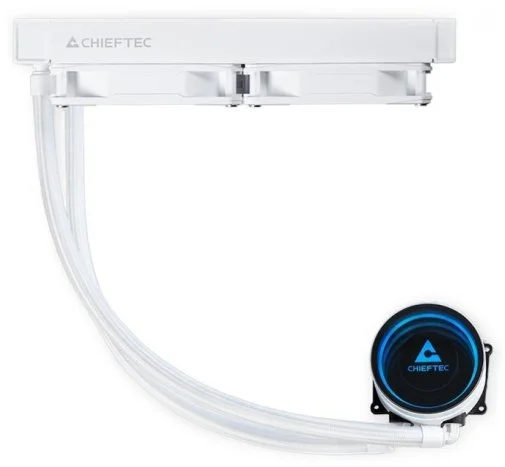 Фото: Система рідинного охолодження Chieftec Iceberg 240 ARGB White (CLC-240-RGB-W) № 12 | KTC