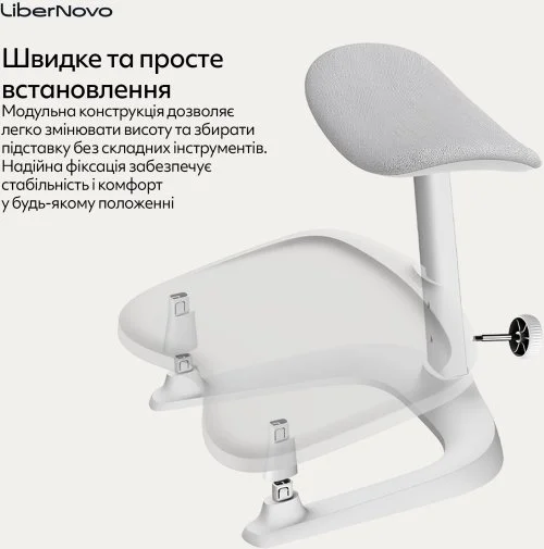 Фото: Підставка для ніг LiberNovo StepSync Footrest Space Gray (CP-GW-0000002-00-00) № 19 | KTC