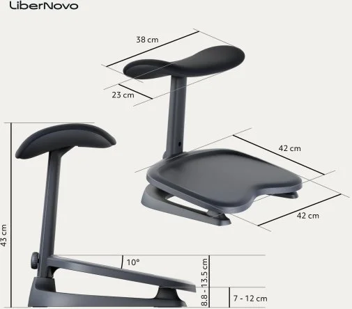 Фото: Підставка для ніг LiberNovo StepSync Footrest Midnight Black (CP-GW-0000002-00-01) № 19 | KTC