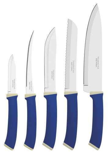 Набір ножів Tramontina Felice 5pcs Blue (23499/178)