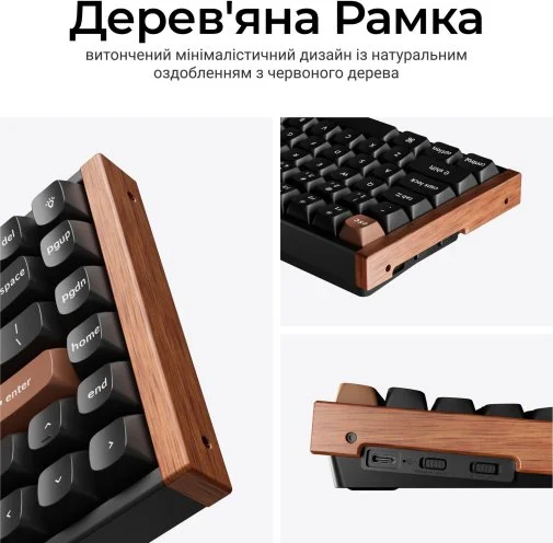 Фото: Клавіатура Keychron K2 HE Gateron Magnetic Switch RGB Black (K2H-F1-UA) № 27 | KTC