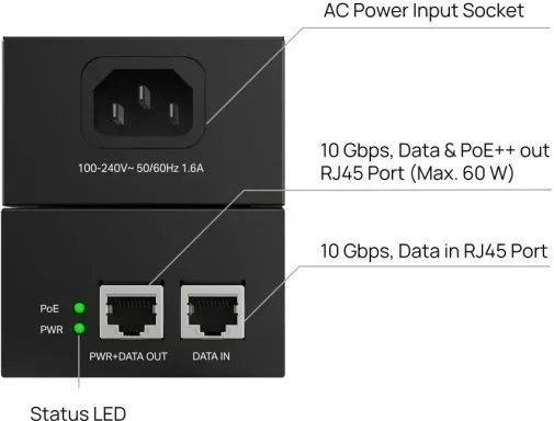 Фото: POE адаптер TP-Link POE370S № 6 | KTC