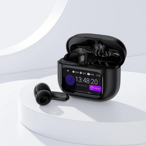 Гарнітура вакуумна Acefast W6 TWS, Black