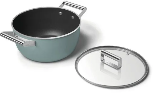 Фото: Каструля Smeg 50S Retro Style 5.4L Emerald Green Matte (CSF2412EGM) № 15 | KTC