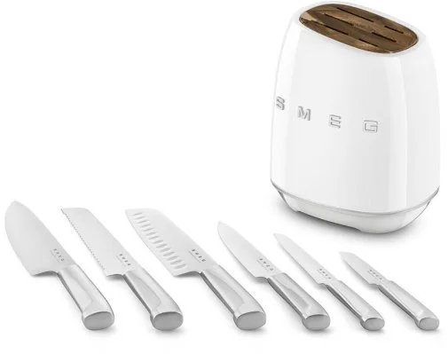 Фото: Набір ножів Smeg Retro Style White (KBSF02WH) № 13 | KTC