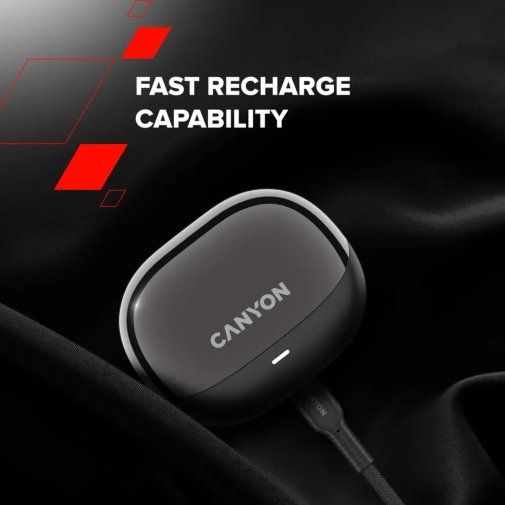 Навушники Canyon OnFlow 14 Black (CNS-TWS14B)