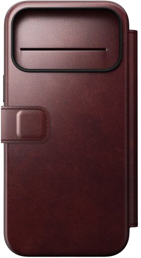 Чохол Nomad for Apple iPhone 17 Pro - Modern Leather Folio Horween Burgundy (NM011833858)