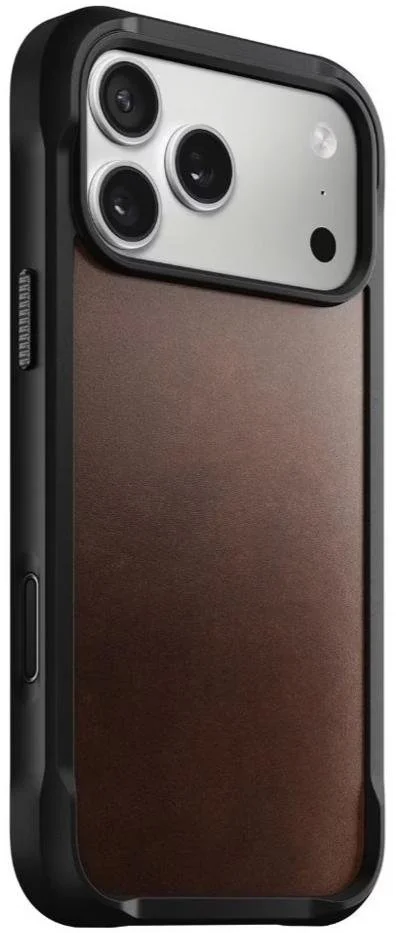 Фото: Чохол Nomad for Apple iPhone 17 Pro - Rugged Leather Horween Rustic Brown (NM011819858) № 14 | KTC